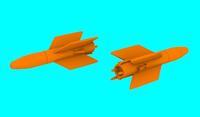 AS.11 air-to-surface missile 2pcs